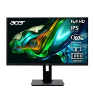 ACER Monitor 23,8" B247YEBmiprzxv UM.QB7EE.E07, FHD, IPS, 100Hz, 4ms, 250cd/m2, FreeSync, pivot, zvučnici, crni